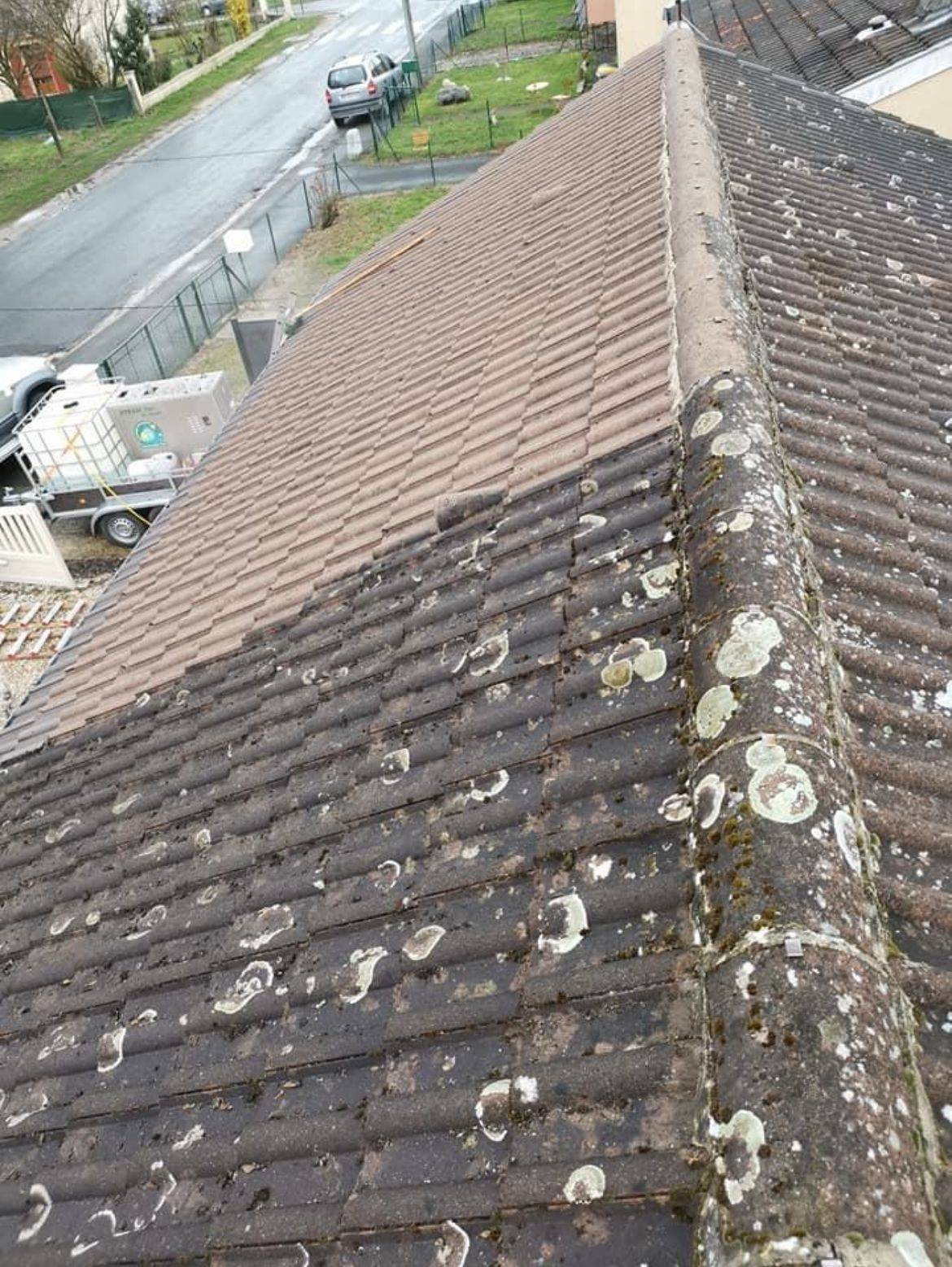 Nettoyage de façade de maison avec traitement hydrofuge et imperméabilisation pour une meilleure protection contre les intempéries Yvetot 76190 en Normandie