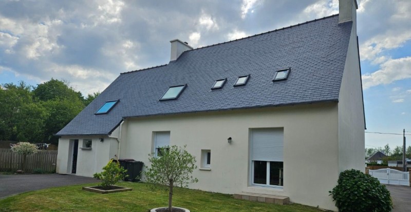 Artisan pour le nettoyage et le démoussage de toiture en ardoises autour d’Yvetot 76