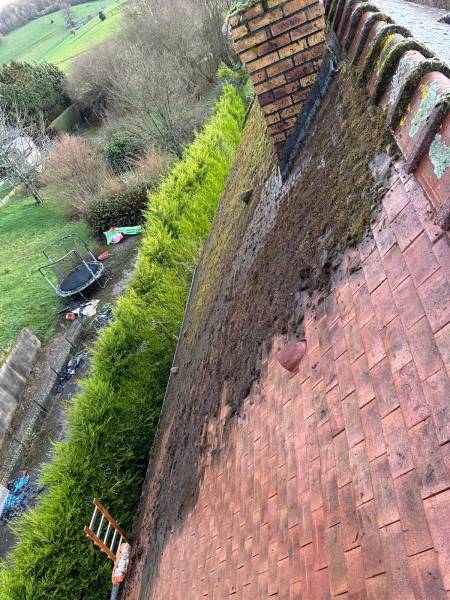 Entreprise pour démoussage toiture : TUILES / ARDOISES / POLYTUILES / BAC ACIER / SHINGLE... ; Secteur Le Havre et ses alentours 76/27