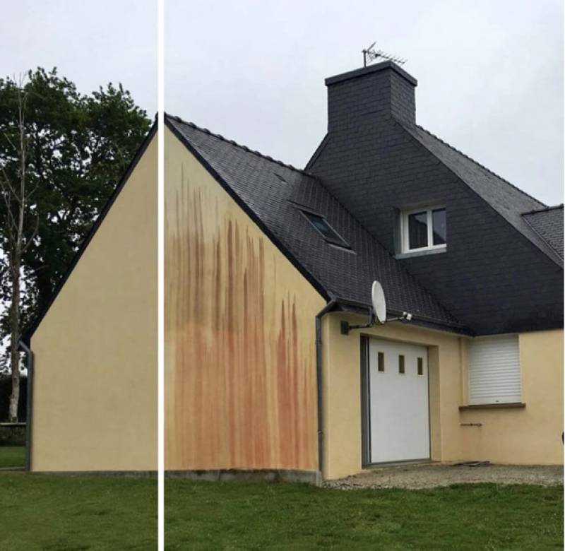 Professionnels spécialisés dans le nettoyage de façades sans dégradation secteur Pont-Audemer 27 : la vapeur basse pression au service du bâti normand