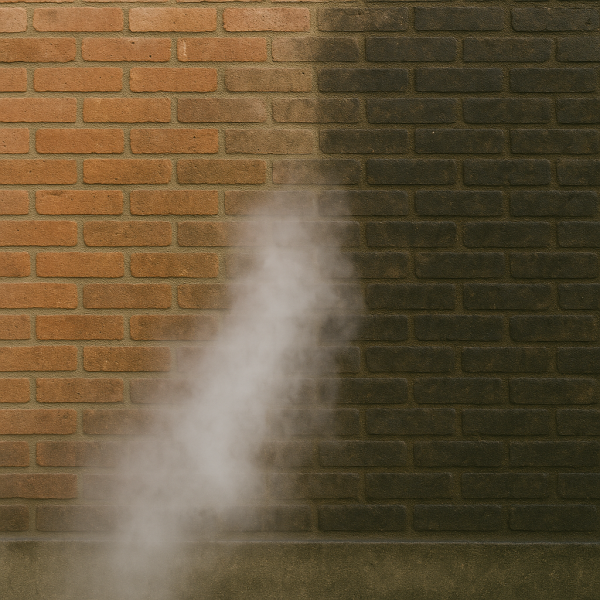 Société pour nettoyage façade Sainte Adresse secteur Le Havre : Machine à vapeur basse pression pour un résultat immédiat et durable