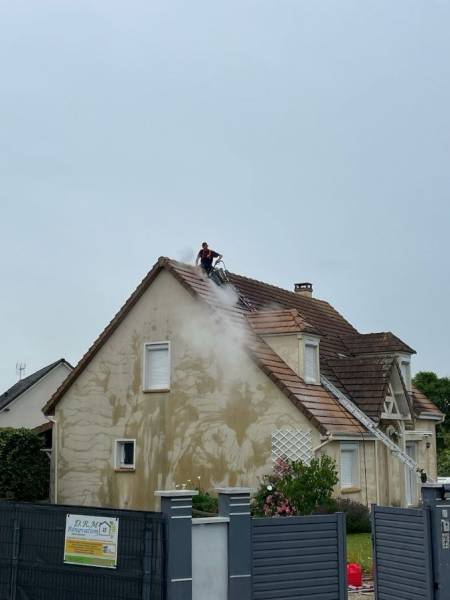 Entreprise pour nettoyage des façades et toitures : Prix, Devis à Le Havre et ses alentours 76, maison ancienne, maison neuve