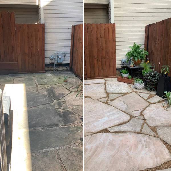 Nettoyage terrasse en pierres naturelles ou travertin à Port Jérôme sur Seine 76 : service écologique et économique pour surfaces fragiles