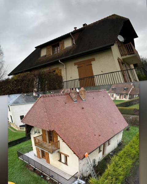 Professionnels spécialistes du nettoyage des toitures : La vapeur, une alternative au nettoyage traditionnel, plus efficace qui élimine jusqu'à 99% des salissures et désinfecte